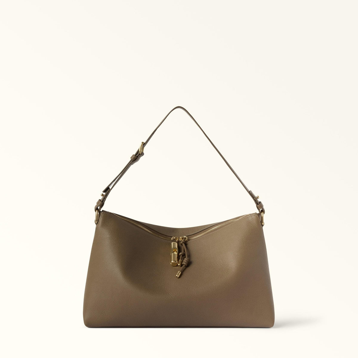 Furla Debby Shoulder Bag M Muddy Gray - Furla