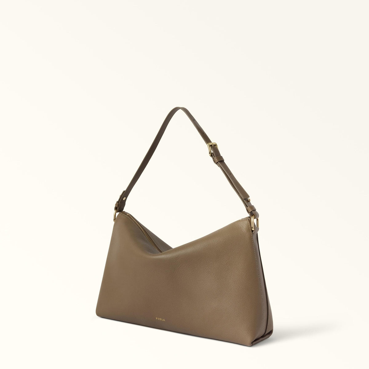 Furla Debby Shoulder Bag M Muddy Gray - Furla