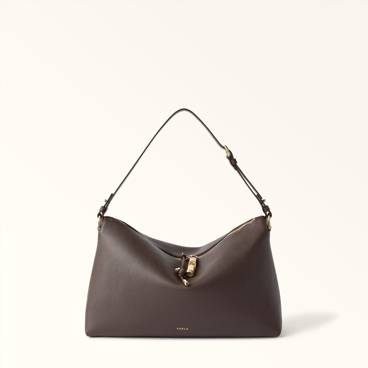 Furla Debby Shoulder Bag M Cioccolato - Furla