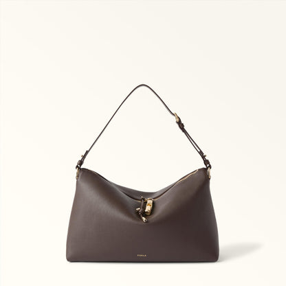 Furla Debby Shoulder Bag M Cioccolato - Furla