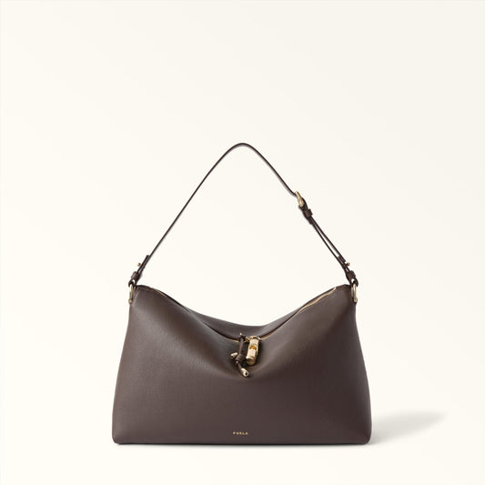 Furla Debby Shoulder Bag M Cioccolato - Furla