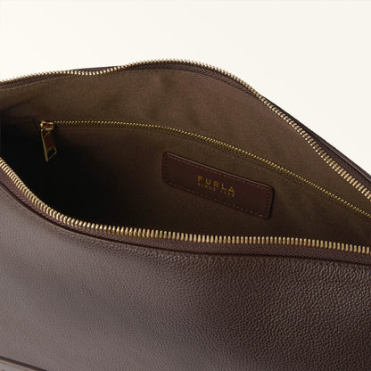 Furla Debby Shoulder Bag M Cioccolato - Furla