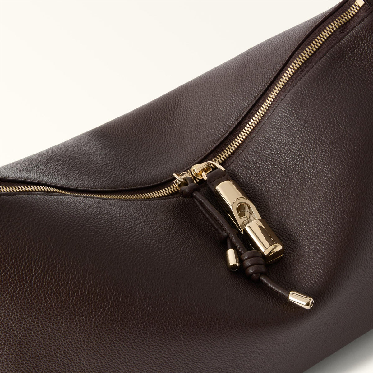 Furla Debby Shoulder Bag M Cioccolato - Furla