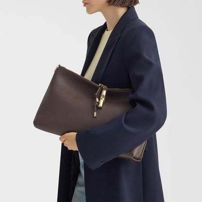 Furla Debby Shoulder Bag M Cioccolato - Furla