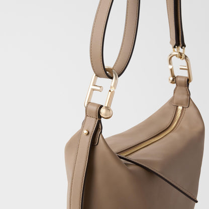 Furla Nuvola Shoulder Bag M Greige - Furla