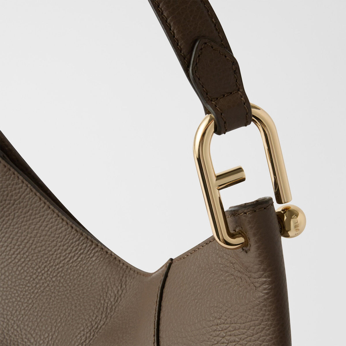 Furla Lara Shoulder Bag M Mogano - Furla