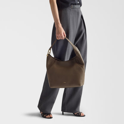 Furla Lara Shoulder Bag M Mogano - Furla