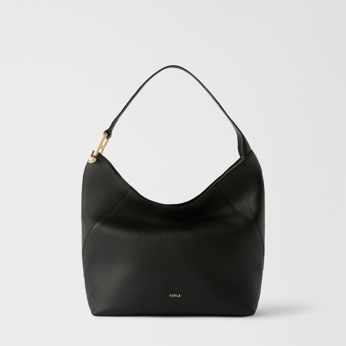 Furla Lara Shoulder Bag M Nero - Furla