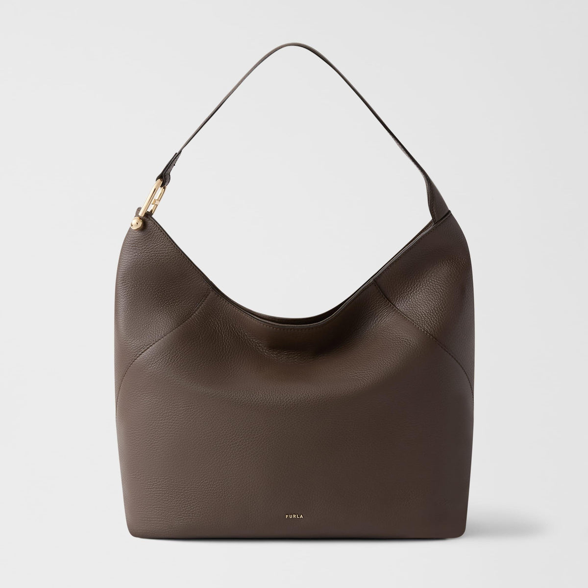 Furla Lara Shoulder Bag L Mogano - Furla