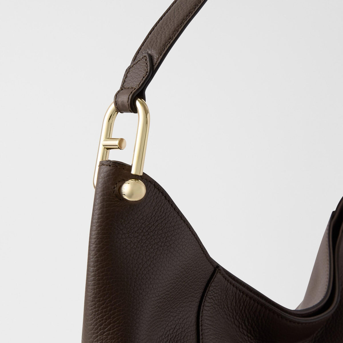 Furla Lara Shoulder Bag L Mogano - Furla
