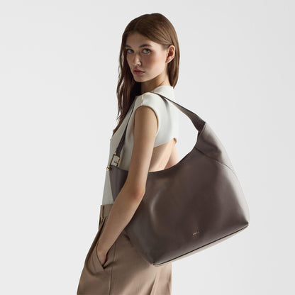 Furla Lara Shoulder Bag L Mogano - Furla
