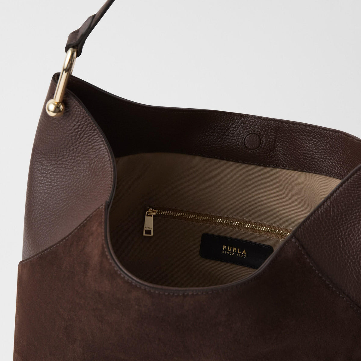 Furla Lara Shoulder Bag L Toni Espresso - Furla