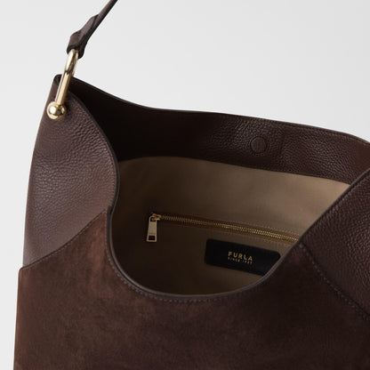 Furla Lara Shoulder Bag L Toni Espresso - Furla