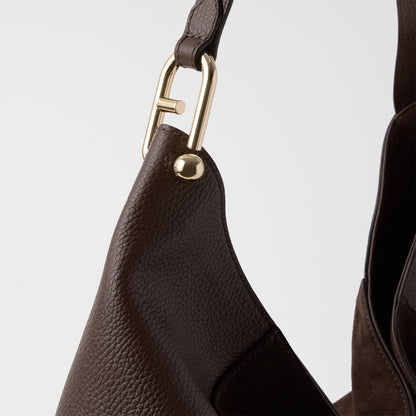 Furla Lara Shoulder Bag L Toni Espresso - Furla