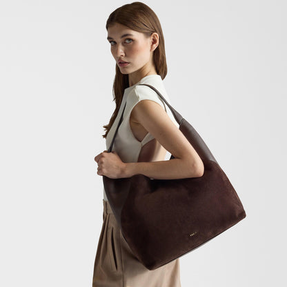 Furla Lara Shoulder Bag L Toni Espresso - Furla