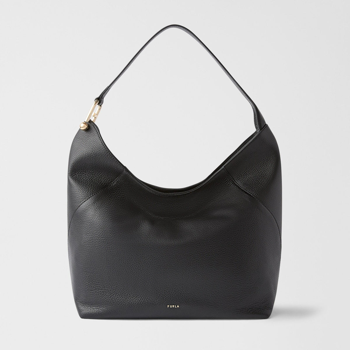 Furla Lara Shoulder Bag L Nero - Furla
