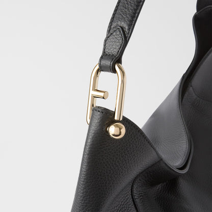 Furla Lara Shoulder Bag L Nero - Furla