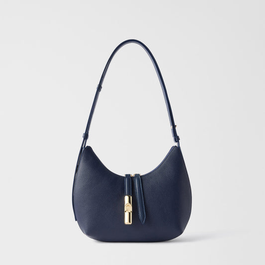 Furla Goccia Shoulder Bag S Ink Blue - Furla