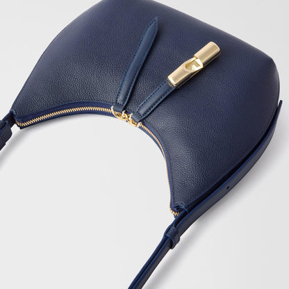 Furla Goccia Shoulder Bag S Ink Blue - Furla