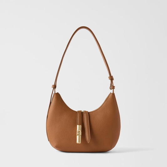Furla Goccia Shoulder Bag S Brandy - Furla