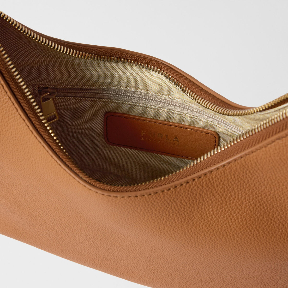 Furla Goccia Shoulder Bag S Brandy - Furla