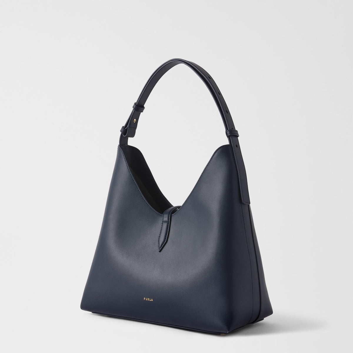Furla Goccia Shoulder Bag M Ink Blue - Furla