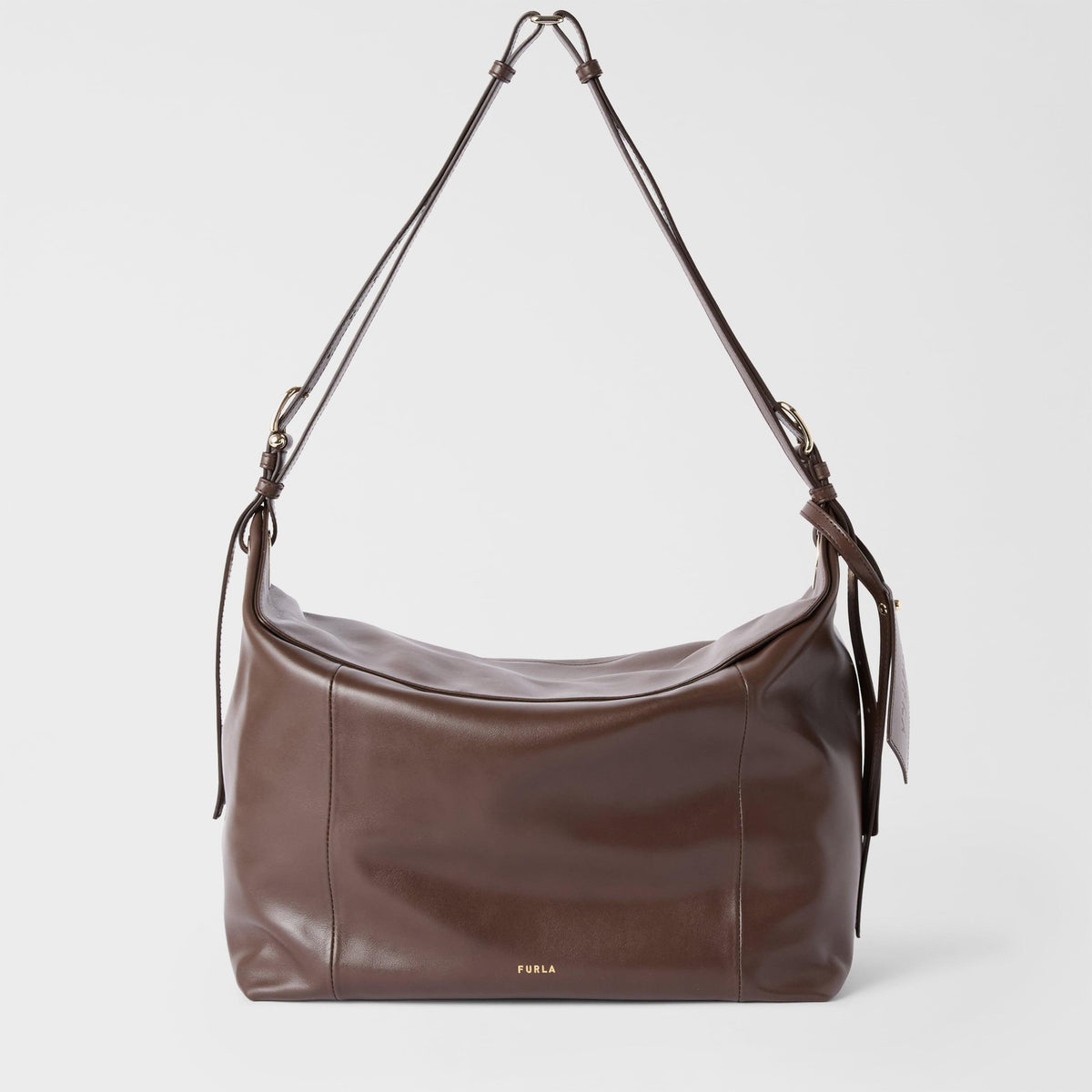 Furla Ginevra Shoulder Bag L Espresso - Furla