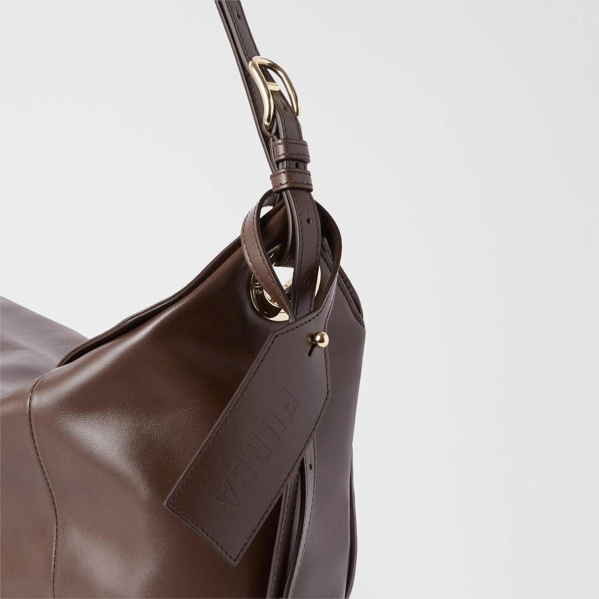 Furla Ginevra Shoulder Bag L Espresso - Furla