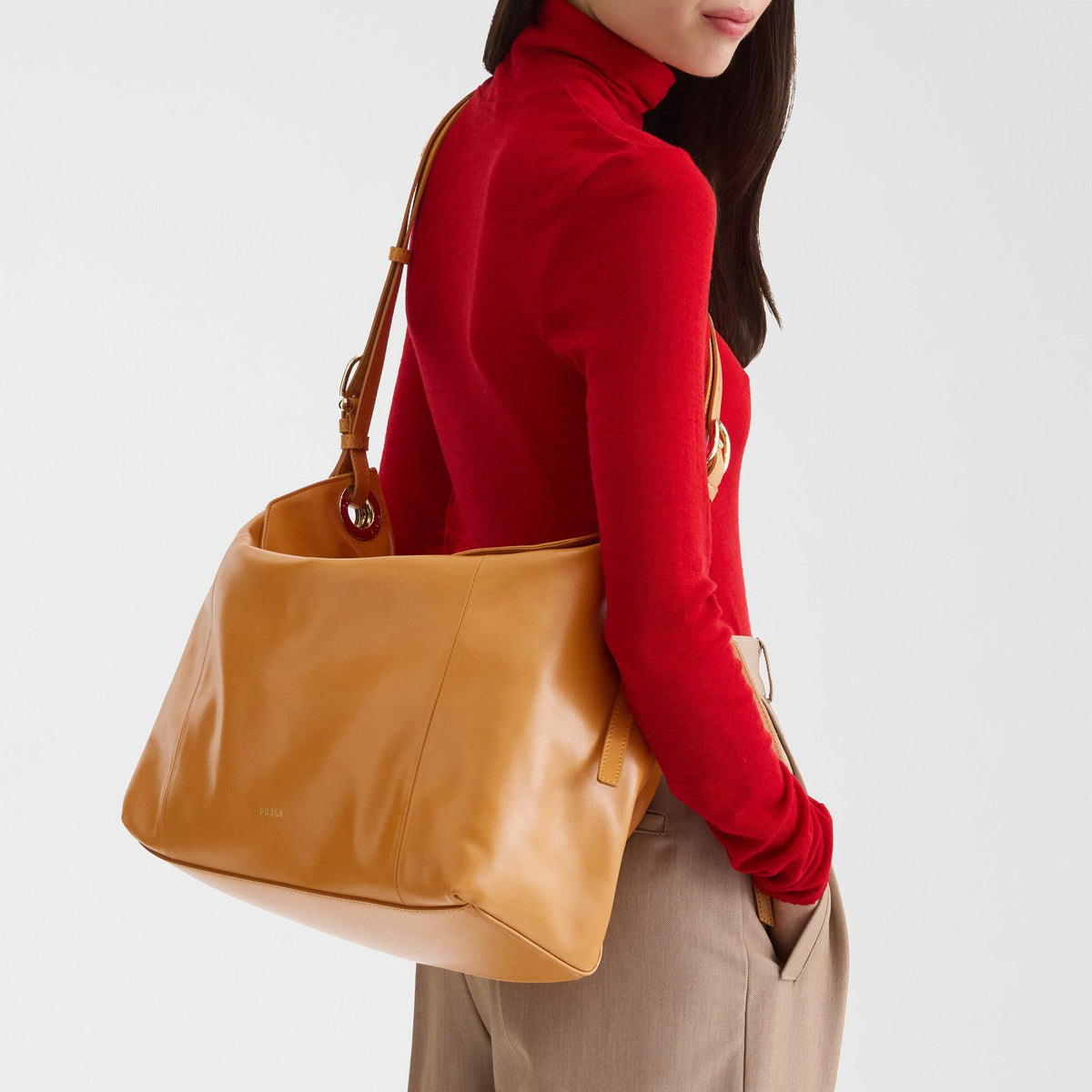 Furla Ginevra Shoulder Bag L Cuir - Furla
