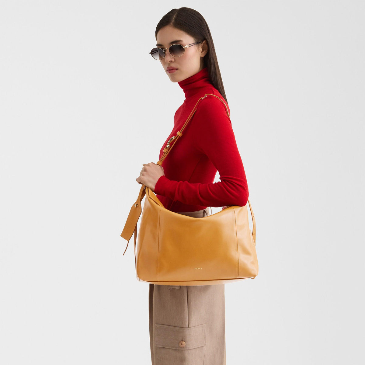 Furla Ginevra Shoulder Bag L Cuir - Furla