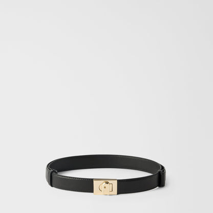Furla 1927 Adjustable Belt Nero - Furla