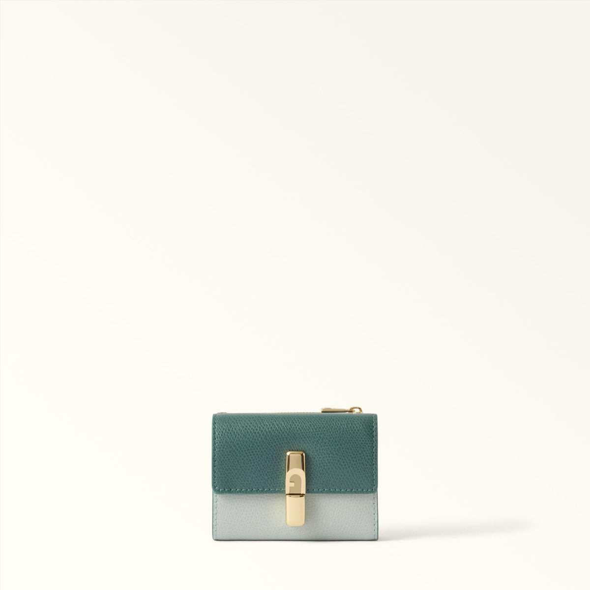 Furla Iride Compact Wallet S Edera Green+Nebbia Gray - Furla