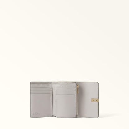Furla Iride Compact Wallet S Muddy Gray+Cremino - Furla