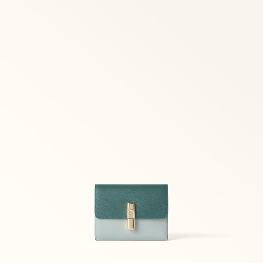 Furla Iride Compact Wallet S Edera Green+Nebbia Gray - Furla