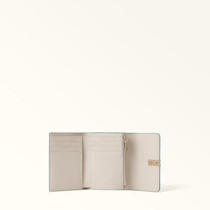 Furla Iride Compact Wallet S Edera Green+Nebbia Gray - Furla