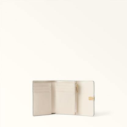Furla Iride Compact Wallet S Nebbia Gray+Panna Int. - Furla