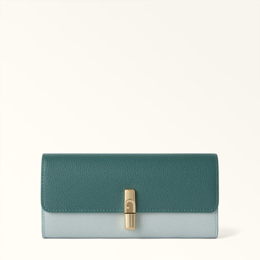 Furla Iride Continental Wallet XL Edera Green+Nebbia Gray - Furla