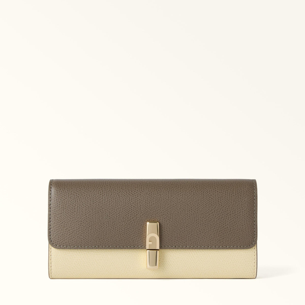 Furla Iride Continental Wallet XL Muddy Gray+Cremino - Furla
