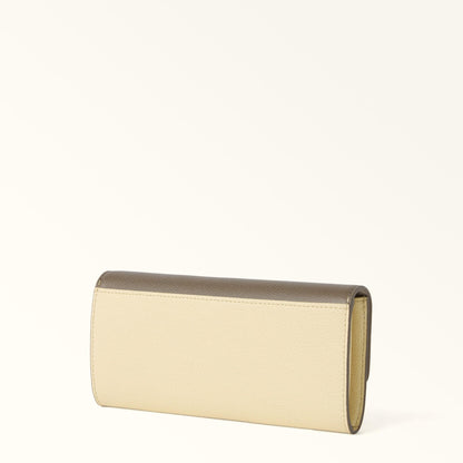 Furla Iride Continental Wallet XL Muddy Gray+Cremino - Furla