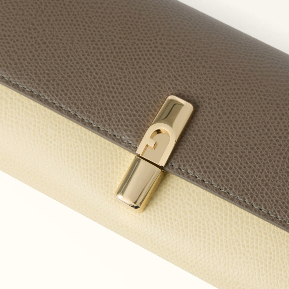 Furla Iride Continental Wallet XL Muddy Gray+Cremino - Furla