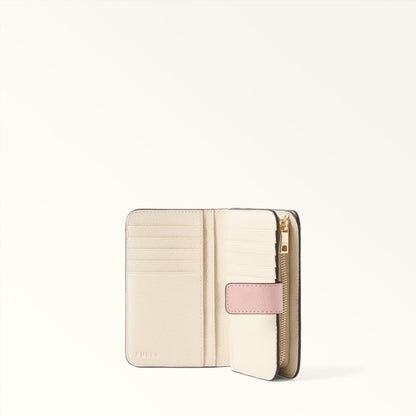 Furla Camelia Compact Wallet M Cloudy Pink+Butter Int. - Furla