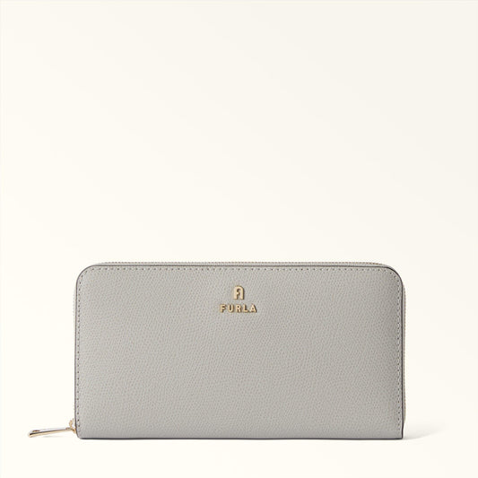 Furla Camelia Zip Around XL Stone Gray+Cremino Int. - Furla