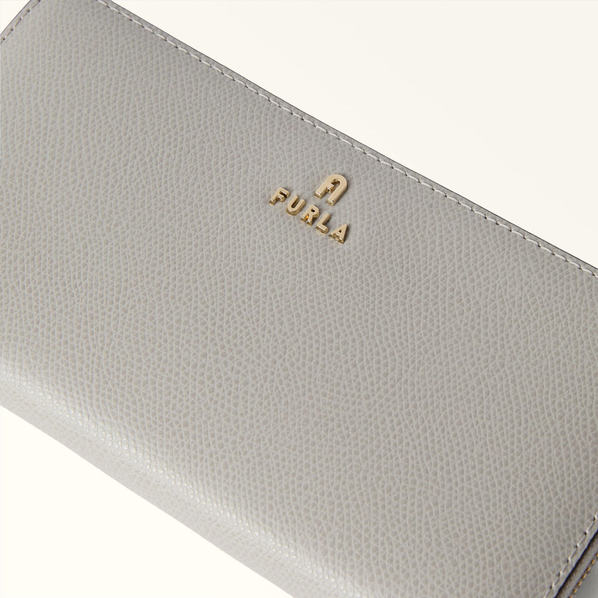 Furla Camelia Zip Around XL Stone Gray+Cremino Int. - Furla