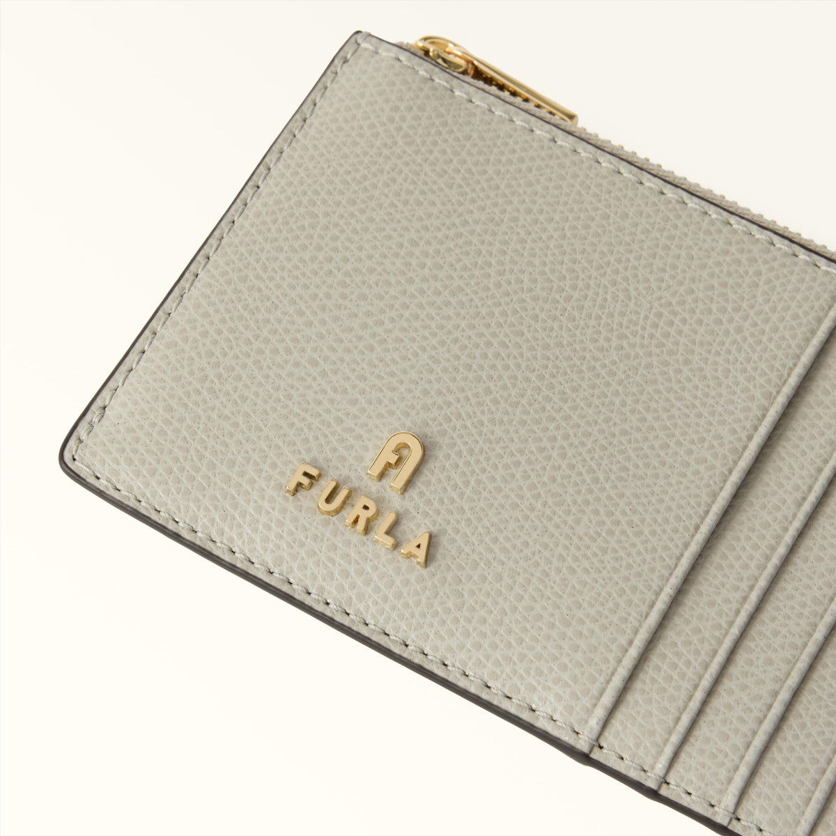 Furla Camelia Card Case M Stone Gray - Furla
