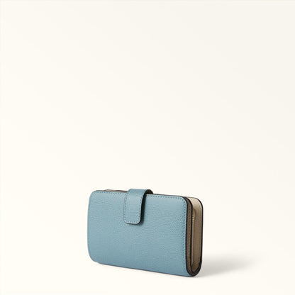 Furla Camelia Compact Wallet M Cloud Blue+Butter Int. - Furla