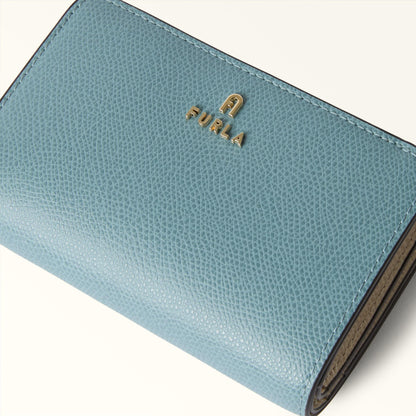 Furla Camelia Compact Wallet M Cloud Blue+Butter Int. - Furla