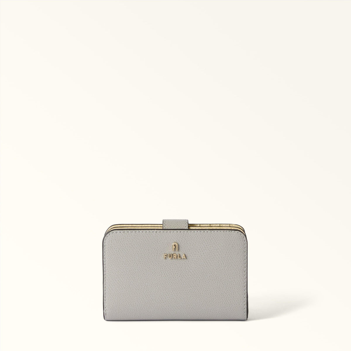 Furla Camelia Compact Wallet M Stone Gray+Cremino Int. - Furla