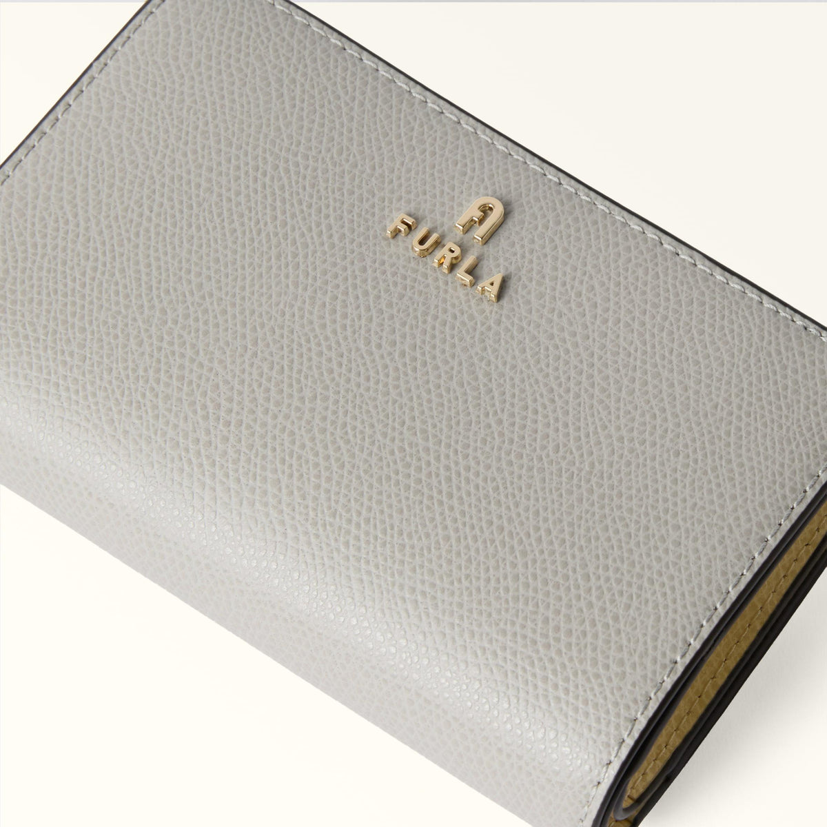 Furla Camelia Compact Wallet M Stone Gray+Cremino Int. - Furla