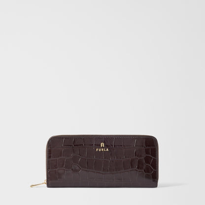 Furla Camelia Zip Around L Cioccolato - Furla