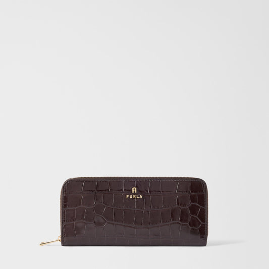 Furla Camelia Zip Around L Cioccolato - Furla